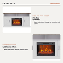 Electric Fireplace TV Stand for TVs up to 65 Inch, Modern Media Console Entertainment — key features