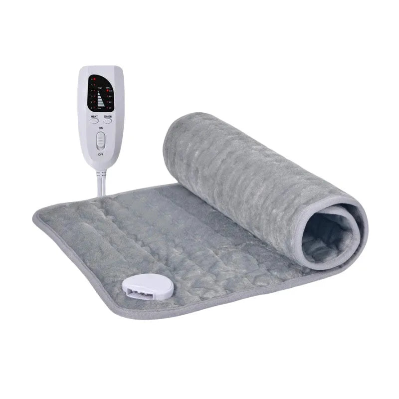 Electric heating pad for back, neck and shoulders