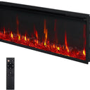 42 inch recessed electric fireplace with remote, product view