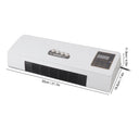 Wall mounted heater dimensions, approximately 19.7 inches wide