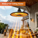 1500W hanging infrared patio heater, view 2