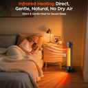 27-inch 1200W infrared patio heater tower, view 4