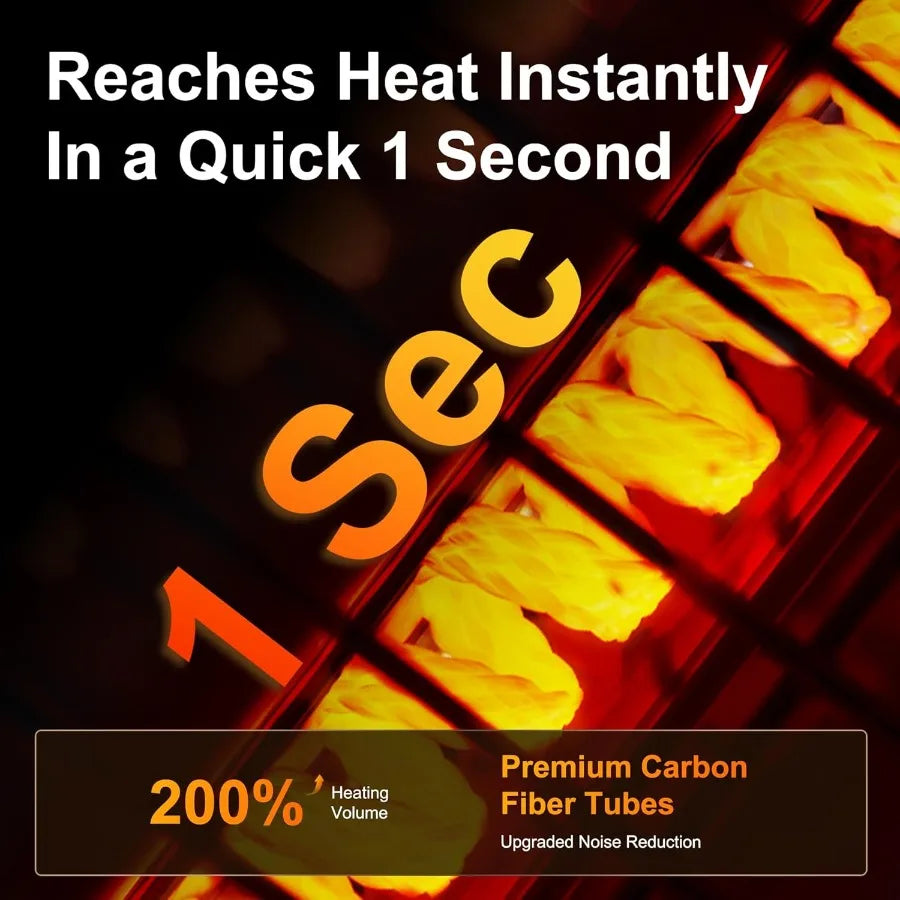1500W wall-mounted infrared patio heater, view 4