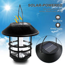 Solar flame-effect LED wall lantern, photo 4