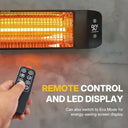 1500W infrared heater remote control and LED display