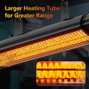 1500W hanging infrared patio heater, view 2