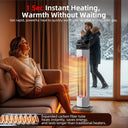 37-inch 1500W infrared patio heater tower, view 2
