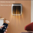 Faster Mini Heater for Home Small Bathroom Heating Fans Wall Mounted PTC Ceramic Electric Heater with Remote Control