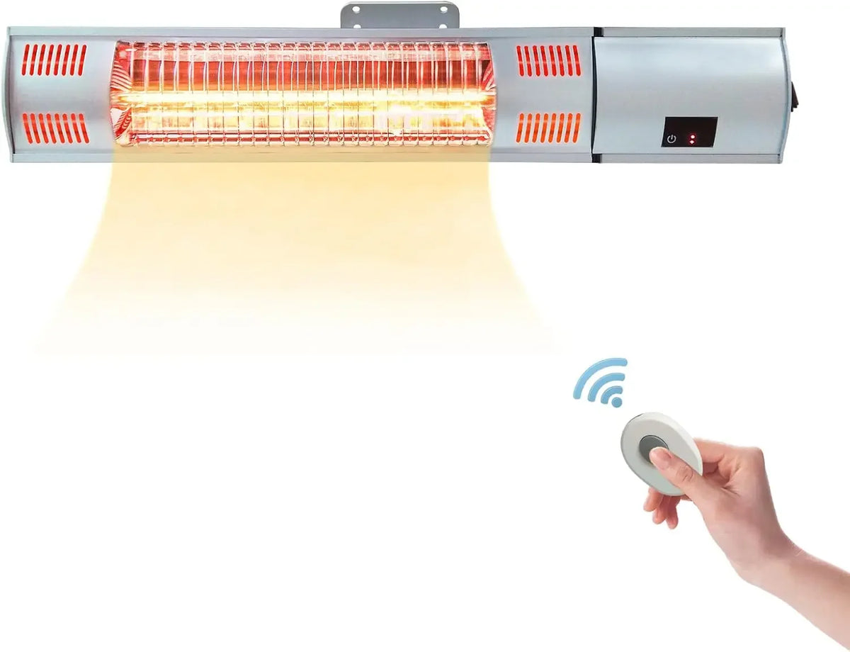 1500W wall-mounted electric patio heater, view 3