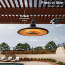 1500W hanging infrared patio heater, view 5