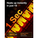 1500W freestanding infrared patio heater tower, view 3