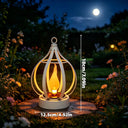 Solar hanging lantern with flame-effect LED, photo 5