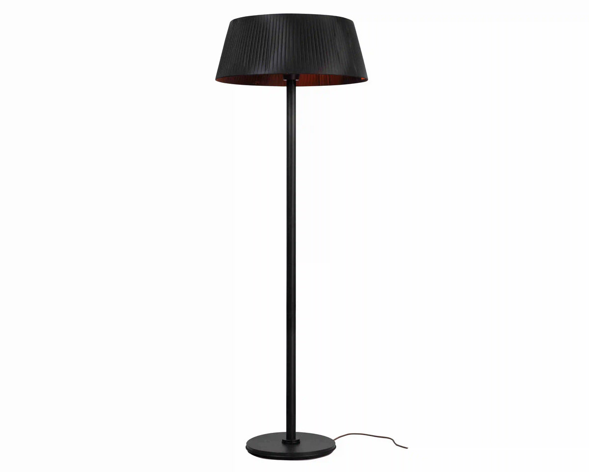 Modern Freestanding Infrared Patio Heater with Remote, Waterproof Floor-Standing Outdoor Heater