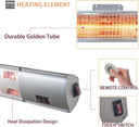 1500W wall-mounted electric patio heater, view 4