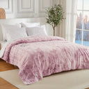 Faux fur heated throw blanket, photo 3