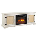 Electric Fireplace TV Stand, Modern Media Console Entertainment Center for Living Rooms