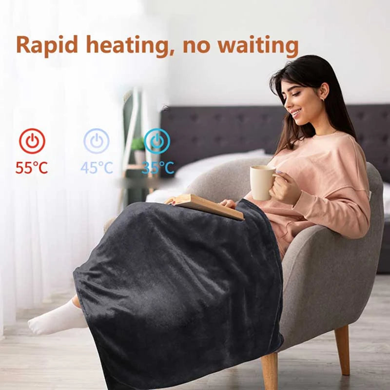 USB heated shawl wrap, photo 3