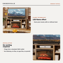 Electric Fireplace TV Stand for TVs up to 65 Inch, Modern Media Console Entertainment — key features