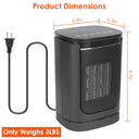 Heater dimensions and weight