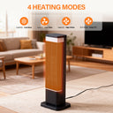 Four heating modes