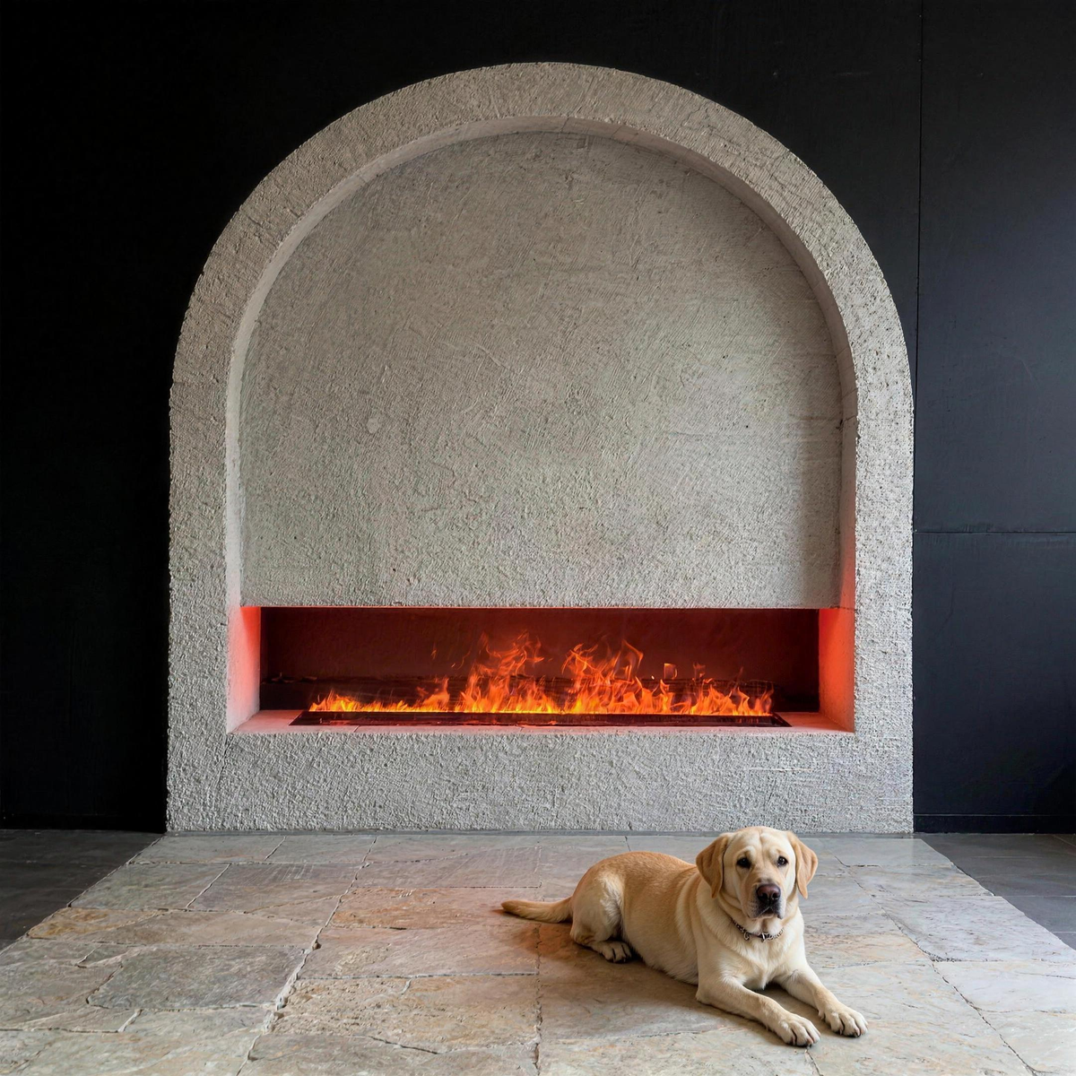 Electric Water Vapor Fireplace LED Flame Effect for Apartments Wall-Mounted Rental-Friendly Mist fireplace electric