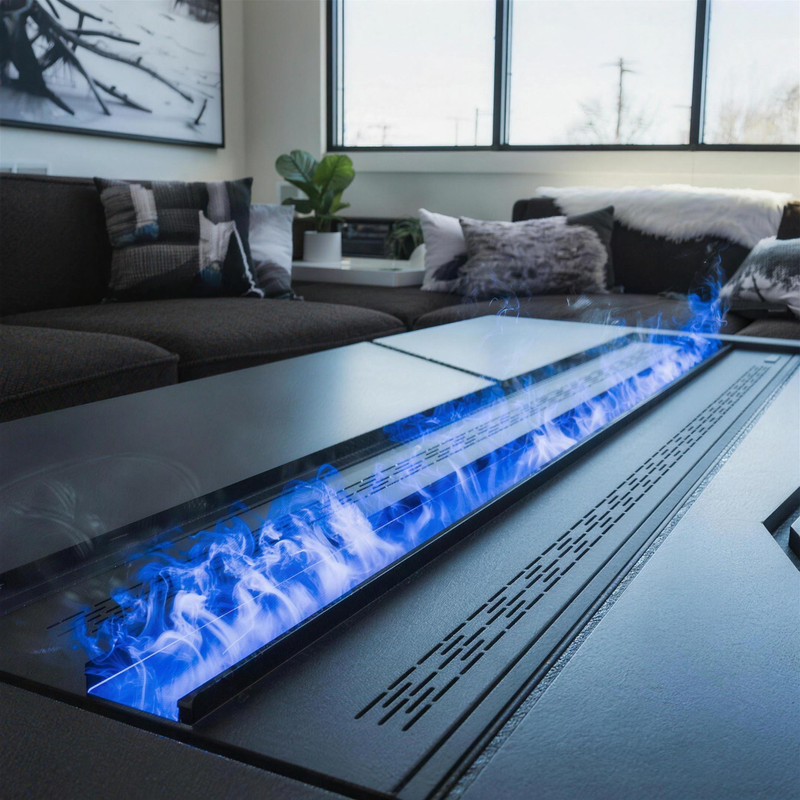 Water Electric Fireplace 3D Remote Control APP Interior Decoration Steam Fireplace Mist Fireplace Embedded Realistic