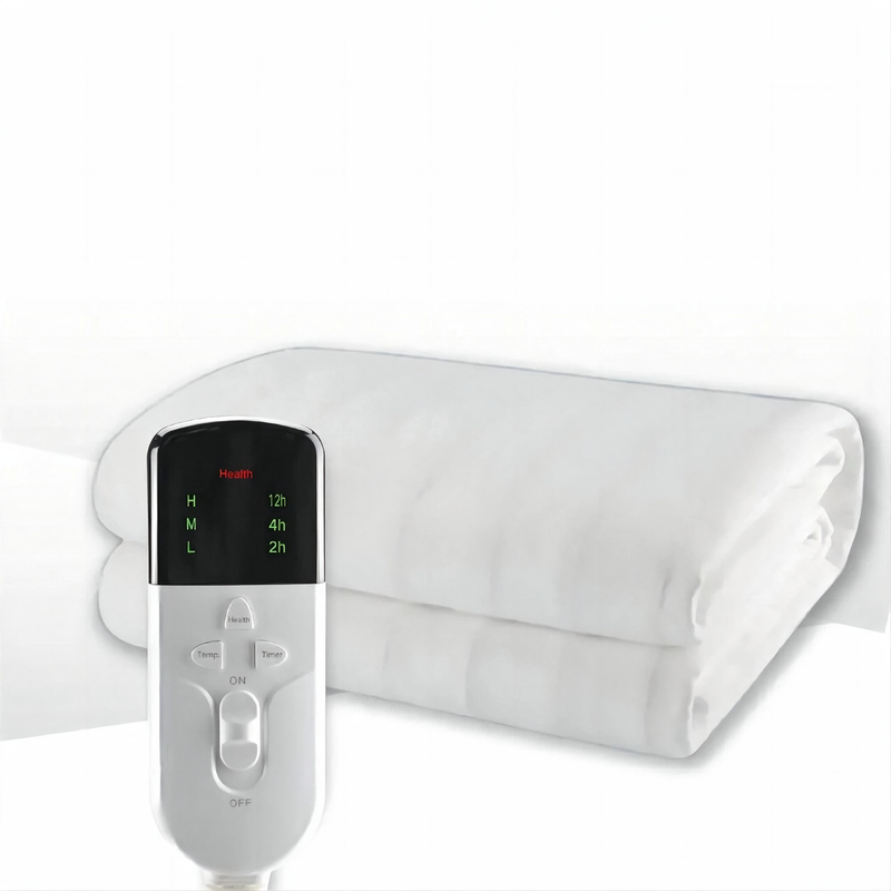 Electric Heated Blanket Heated Mattress Pad Queen 160*130cm Machine Washable Overheat Protection Timer Bed Warmer