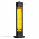 Patio Heaters for Outdoor Use, 34-Inch 1500W Indoor & Outdoor Electric Infrared Heater with 3 Heat Levels, IPX5