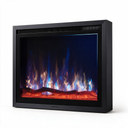 60 Inch Recessed Electric Fireplace, 750W/1500W Wall-Mounted Linear Fireplace with Smart Heat & Adjustable Flame