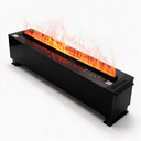 3D Water Vapor Fireplace with Humidifier Function, App-Controlled Steam Flame Electric Fireplace for Living Room & Bedroom