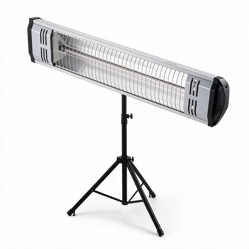 Far-Infrared Wall-Mounted Outdoor Heater, Waterproof Electric Heater for Patio, Restaurant & Covered Areas