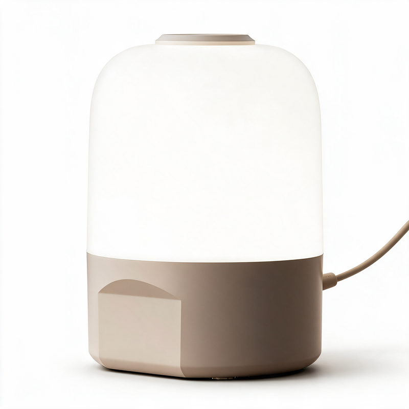 Rechargeable USB LED Night Light with Touch Control & 3 Color Modes, Wireless Soft Glow Bedside Lamp for Baby's Room