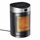 1500W Portable Electric Space Heater, Remote Control, PTC Ceramic Heating, Overheat Protection for Desks, Bedrooms and Home Offices