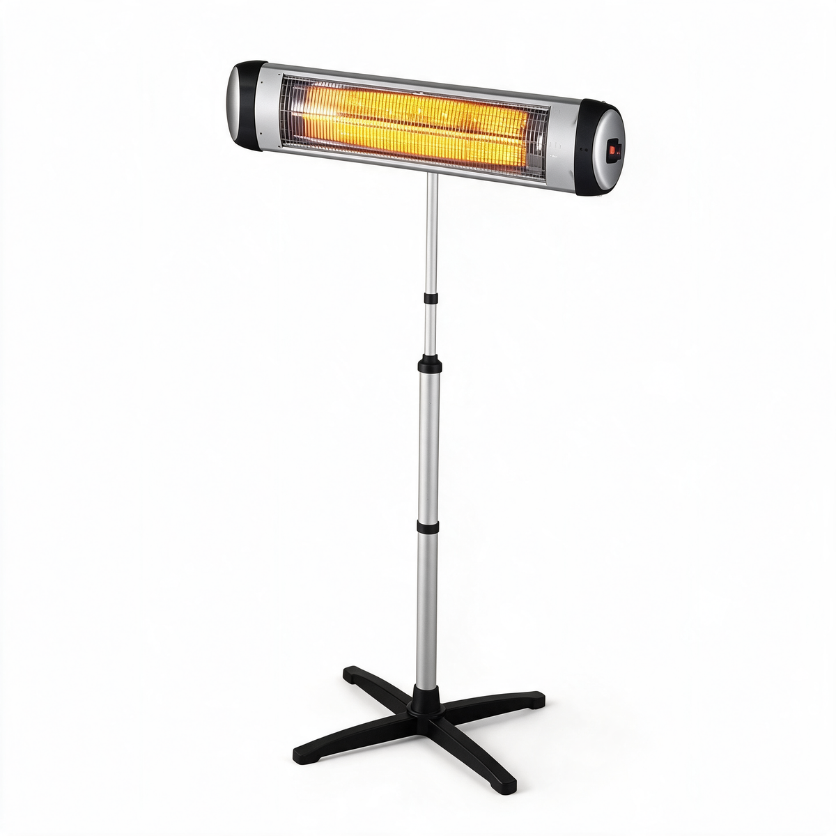1800W Freestanding Patio Heater with Tripod Stand, Electric Outdoor Heater for Deck, Camping & Events