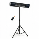 1500Watt Electric Outdoor Free Standing Infrared Patio Heater with Remote Control