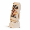 Portable Electric Space Heater, Thermostat, PTC Ceramic Heating, Overheat Protection for Desks, Bedrooms and Home Offices