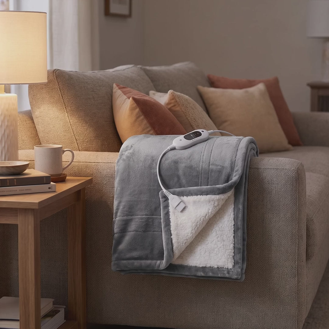 Electric Heated Throw Blanket - product video